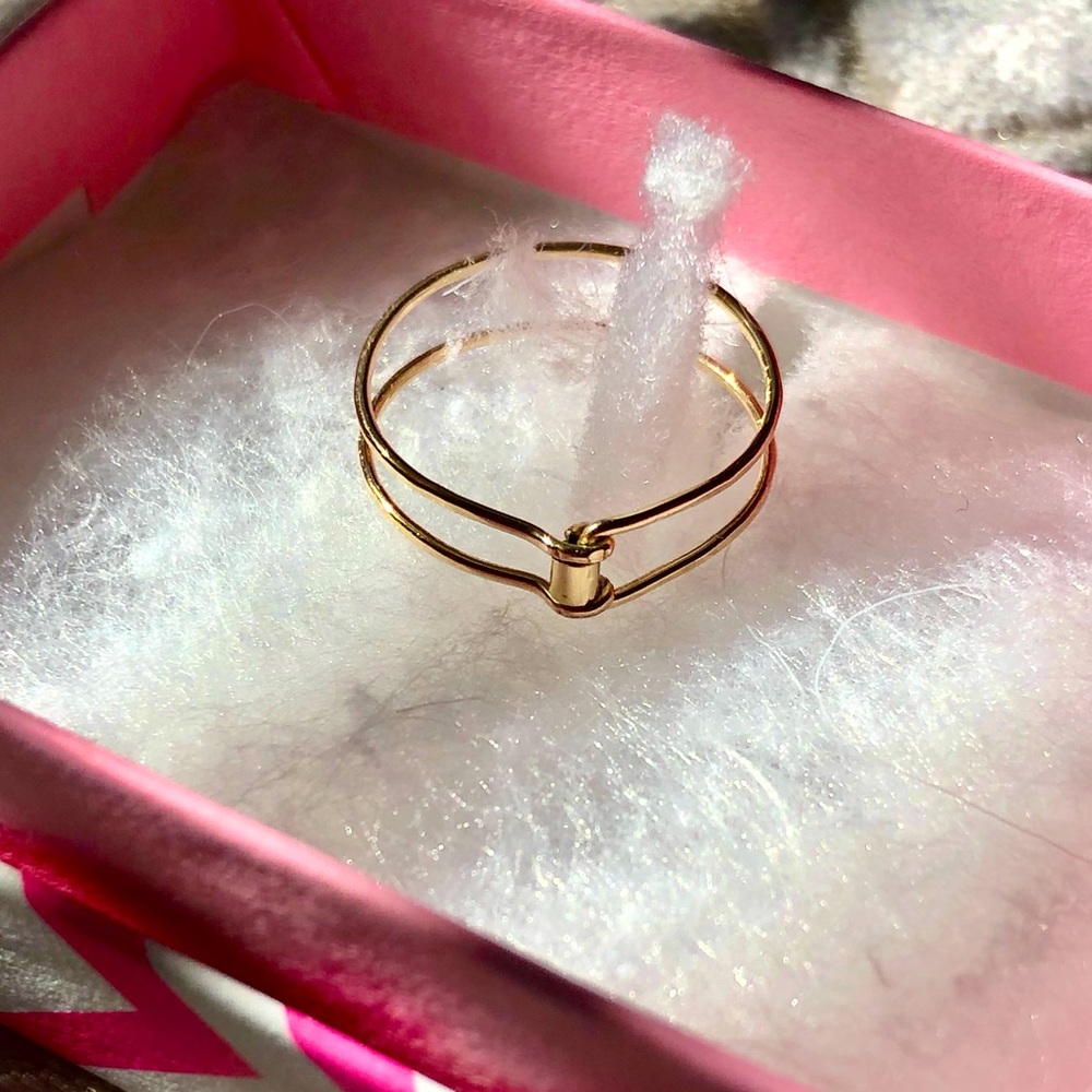 JUNKOJOJEWLRY Gold Filled 2-in-1 Ring – 5 1/2 /16mm